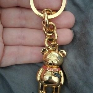 Coach 3d bear charm
